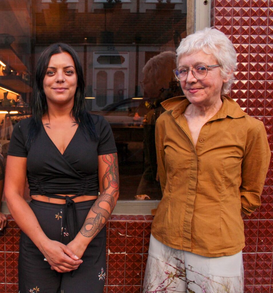 Clara Rego e a Mãe